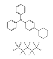 全氟丁基磺酸-4-环己基苯基二苯基硫�f盐CAS号：425670-64-0