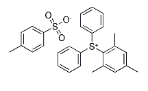 二苯基-2,4,6-三甲基苯基锍对甲苯磺酸盐CAS号：347841-51-4