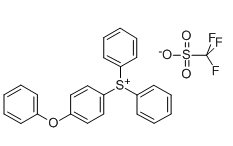 (4-苯氧基苯基)二苯基锍三氟甲磺酸盐CAS号：240482-96-6